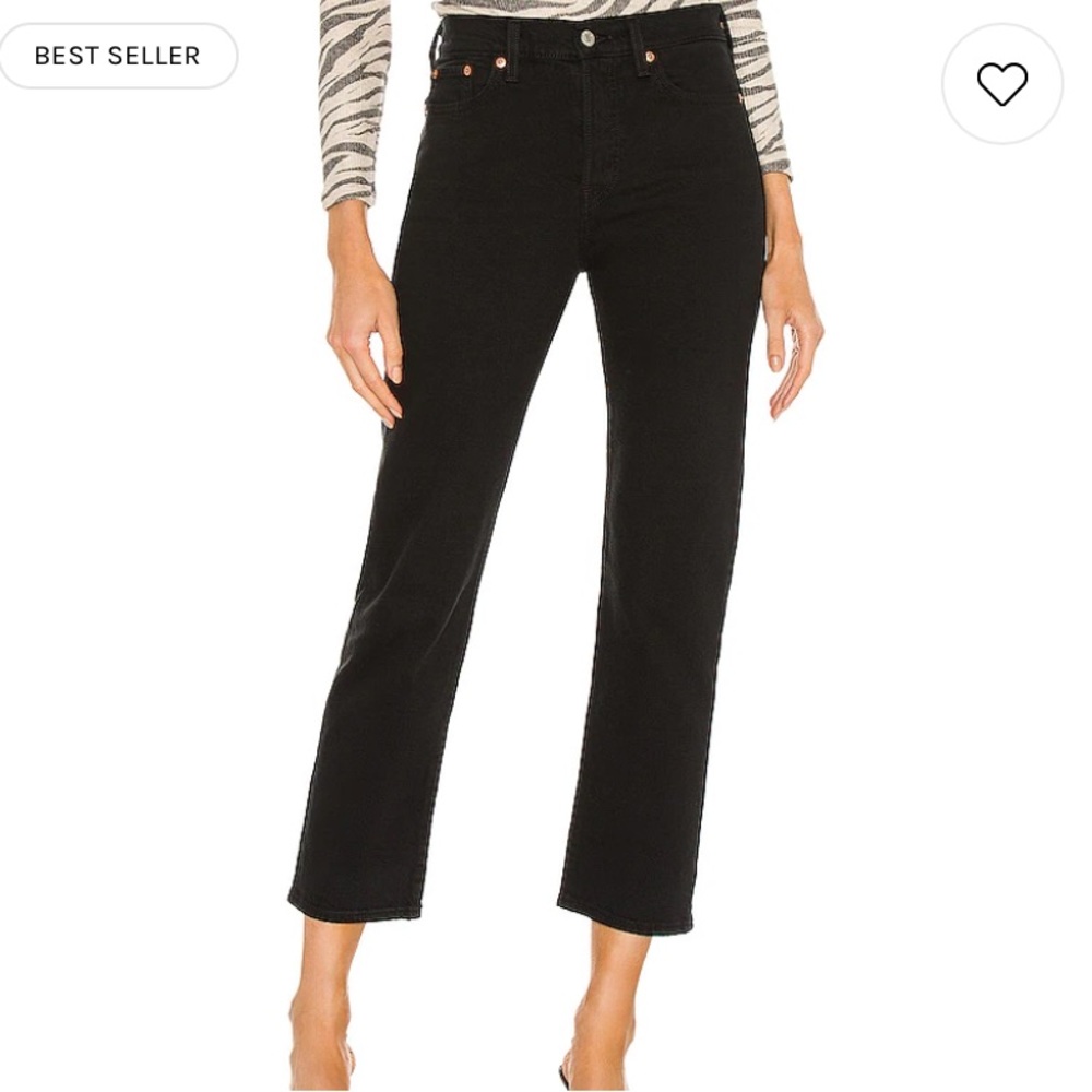 Black Levi’s Jeans - Wedgie Straight Ankle
